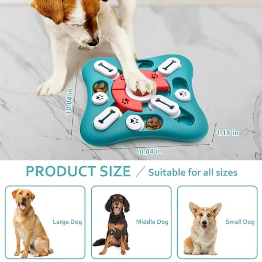 Dog Puzzle Toys Interactive Mentally Stimulating Toys for IQ Training Brain Stimulation Gift for Puppies Cats Dogs