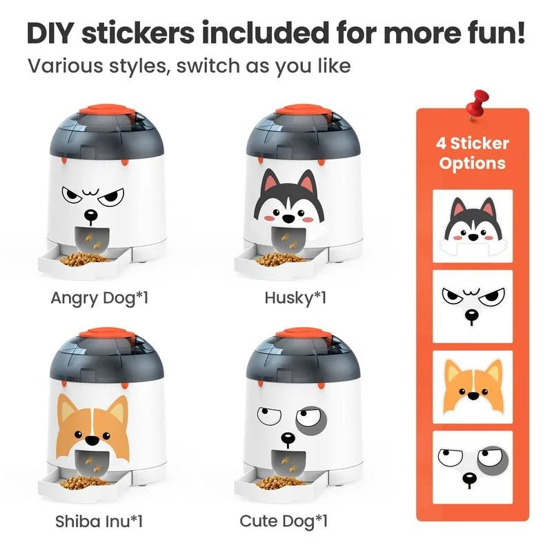 Potaroma Dog Puzzle Feeder Toy, Interactive IQ Training, Electronic Dog Toys, Automatic Rechargeable Treat Dispenser