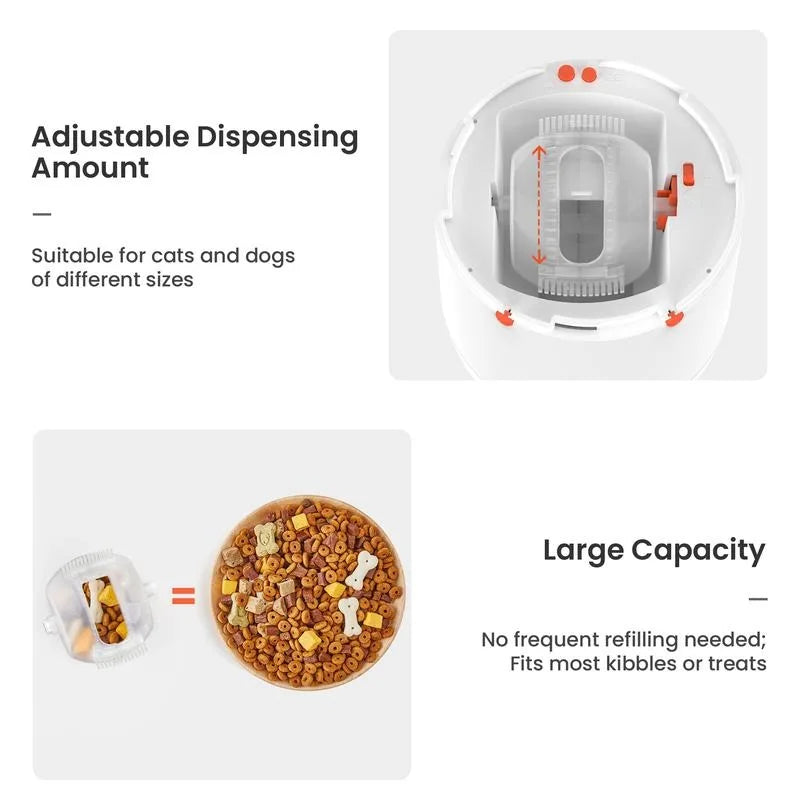 Potaroma Dog Puzzle Feeder Toy, Interactive IQ Training, Electronic Dog Toys, Automatic Rechargeable Treat Dispenser