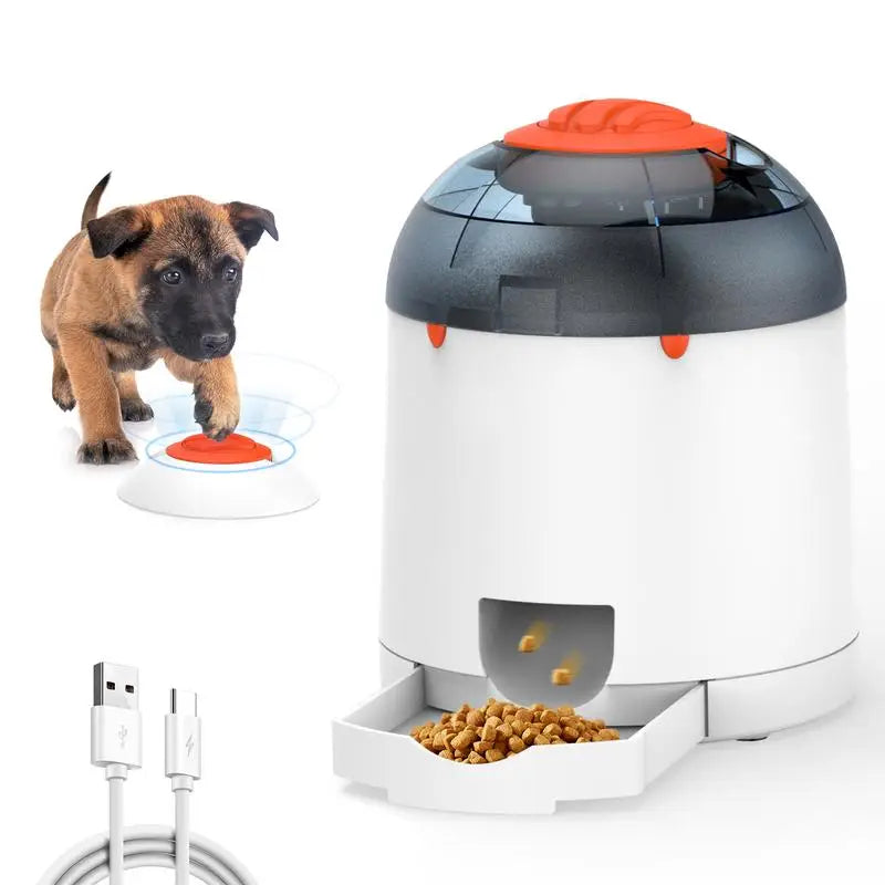 Potaroma Dog Puzzle Feeder Toy, Interactive IQ Training, Electronic Dog Toys, Automatic Rechargeable Treat Dispenser