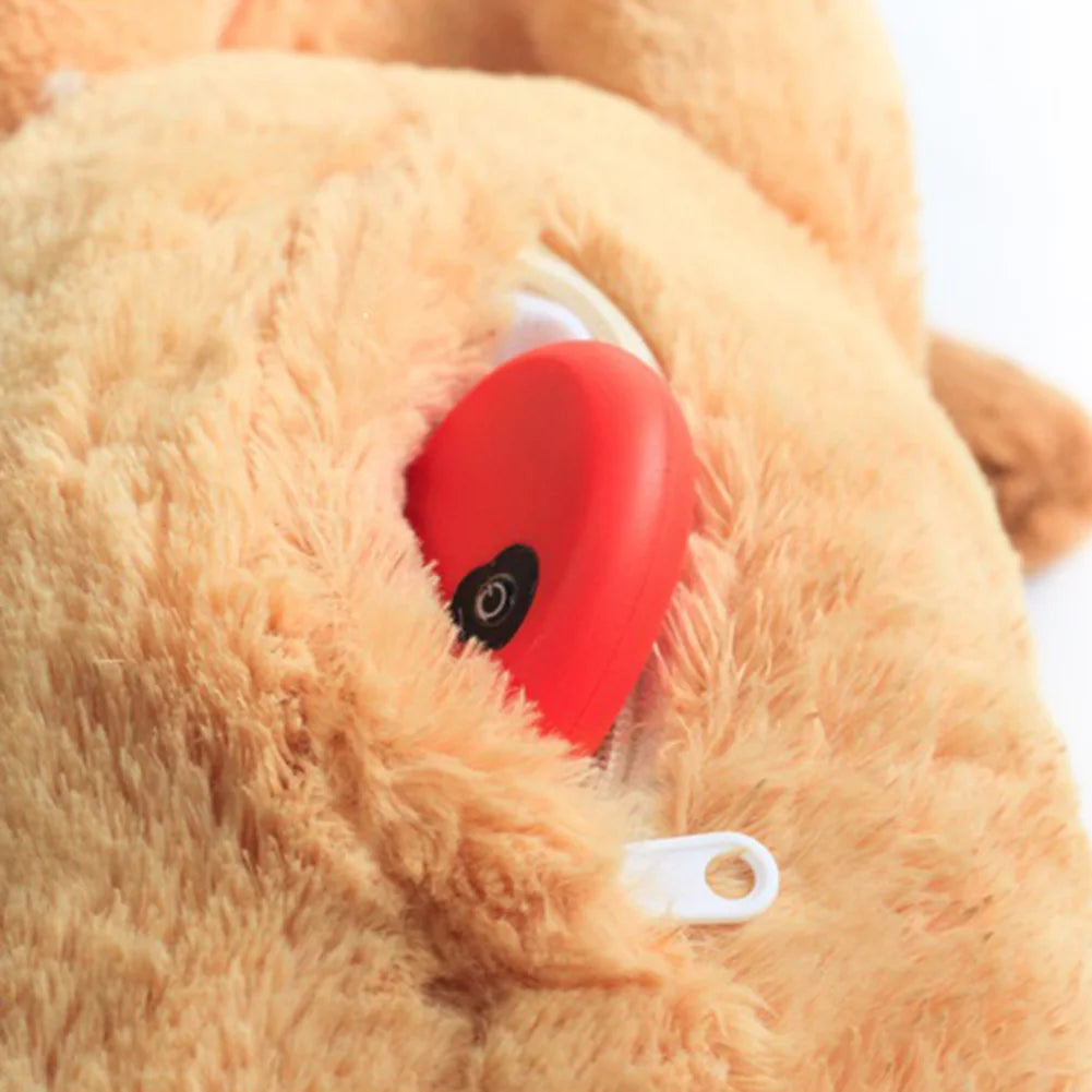 Pet Intimacy Buliding Toys Heartbeat Training Plush Toy Stress Reliver Dolls