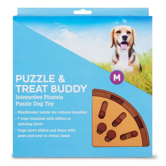 Interactive Treat Dispensing Pizzeria Puzzler Dog Toy