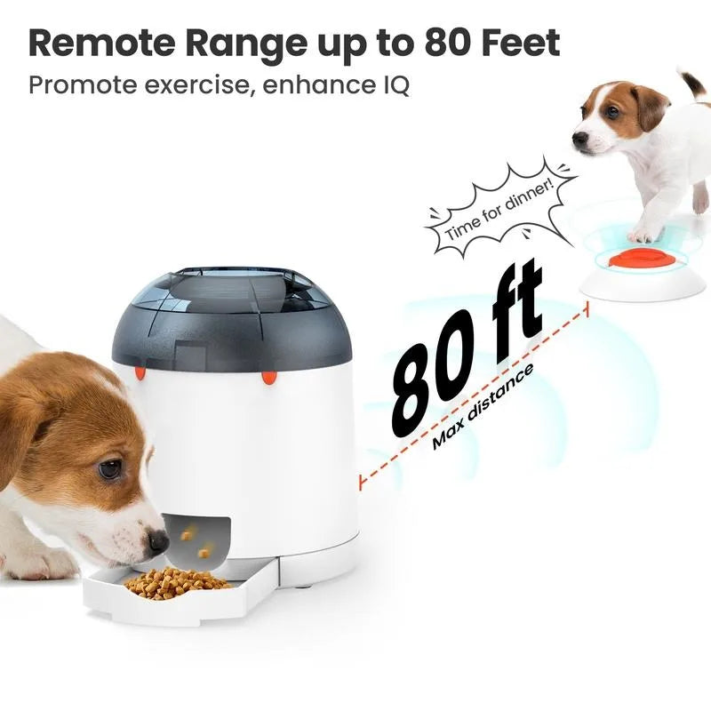 Potaroma Dog Puzzle Feeder Toy, Interactive IQ Training, Electronic Dog Toys, Automatic Rechargeable Treat Dispenser