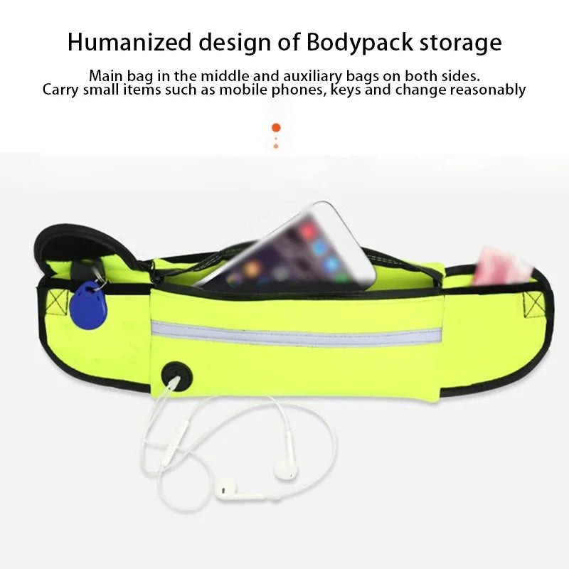 Pet Dog Leash Running Multi-functional Belt Bag Harness Collar Jogging Leading Adjustable Leashes Reflective Traction Belt Rope