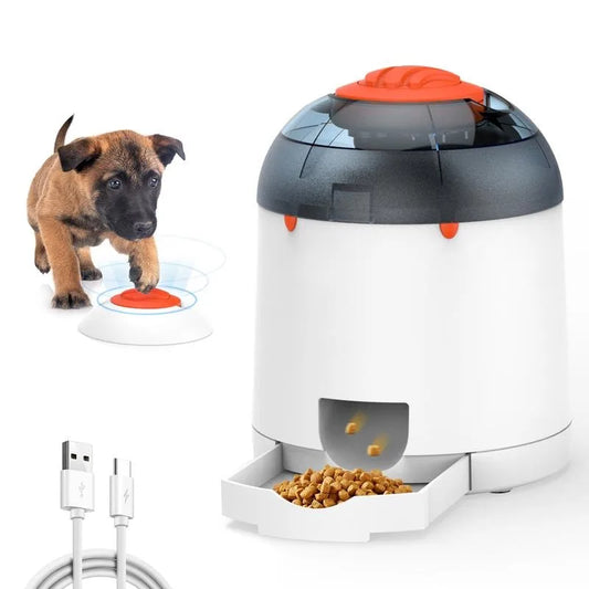 Potaroma Dog Puzzle Feeder Toy, Interactive IQ Training, Electronic Dog Toys, Automatic Rechargeable Treat Dispenser