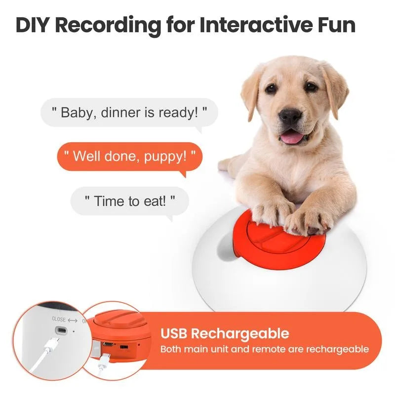 Potaroma Dog Puzzle Feeder Toy, Interactive IQ Training, Electronic Dog Toys, Automatic Rechargeable Treat Dispenser
