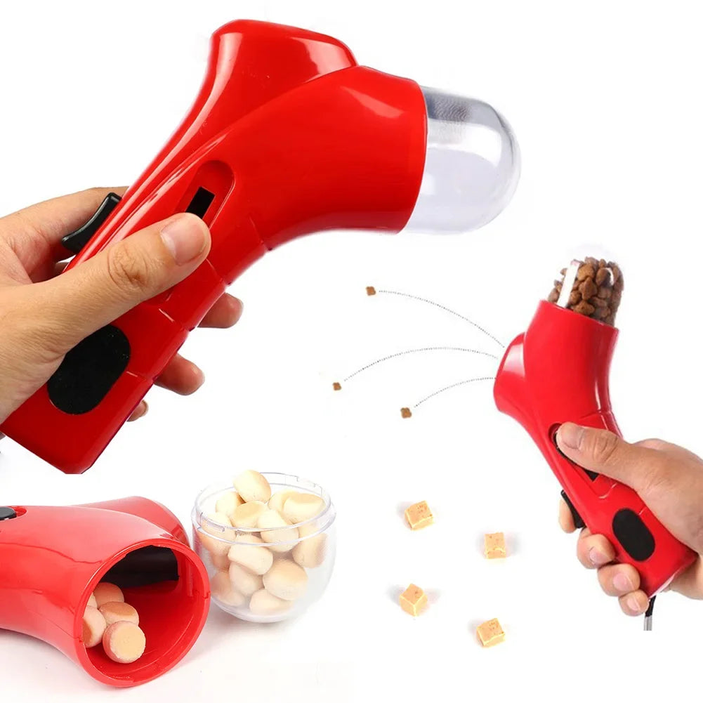 Interactive Puppy Snack Dispenser Dog Interactive Training Toy Pet Snack Catapult Launcher for Dog Cat Exercise Training